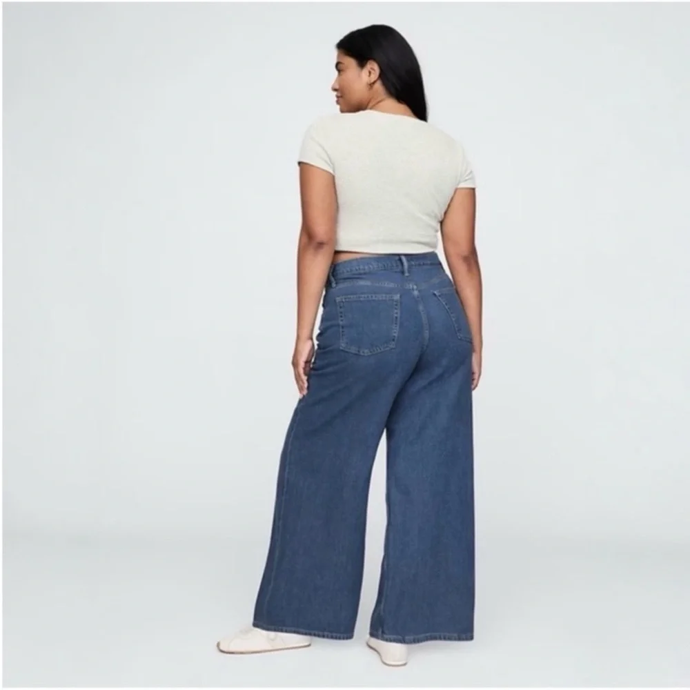 GAP Mid Rise UltraSoft Baggy Jeans NWT 27/4 Regular - Picture 6 of 9